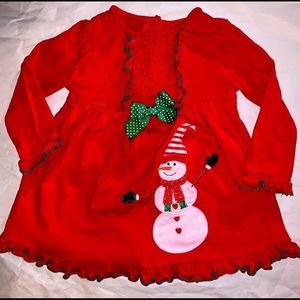 2T Frosty the Snowman and Ruffle Top